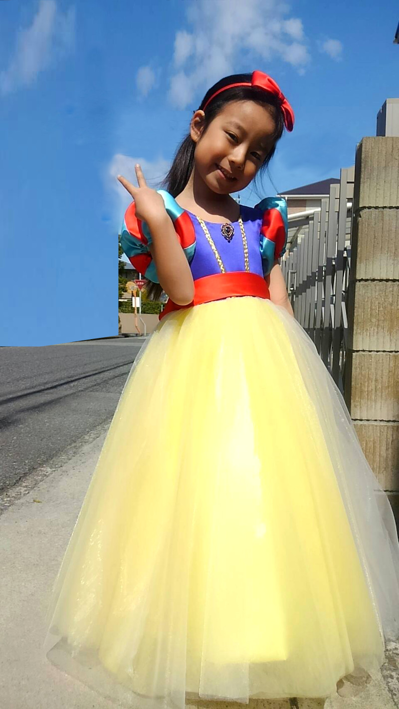 白雪姫の子供ドレスを制作しましたⅠ。(MM)｜オーダーメイドドレスの 